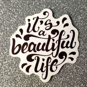 QUOTE WATERPOOF Sticker PROVERB